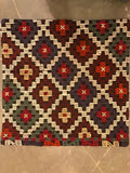 24" VINTAGE ONE OF A KIND KILIM PILLOWS WITH FAUX FUR